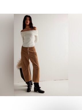 WE THE FREE Osaka Cord Barrel Pants FP 33